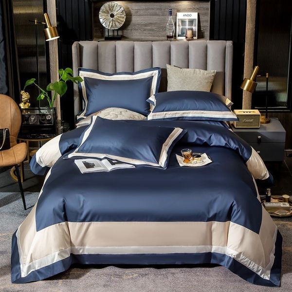 1000tc egyptian cotton patchwork stripe navy duvet cover king 4pcs luxury soft bedding simple fitted bed sheet pillowcase 1012
1000tc egyptian cotton patchwork stripe navy duvet cover king 4pcs luxury soft bedding simple fitted bed sheet pillowcase 1012