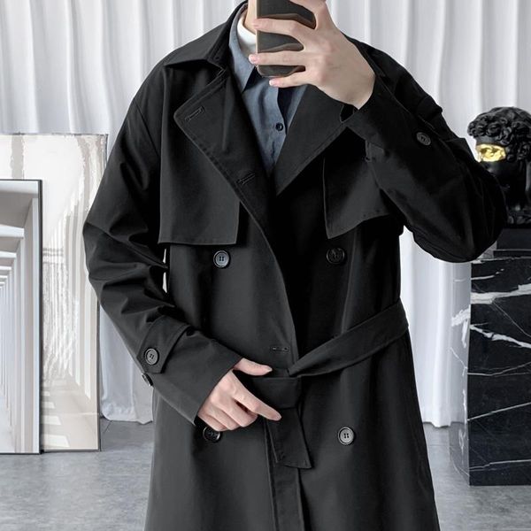 men's trench coats korean style casual loose fashion harajuku cardigan oversized long sleeve moda hombre clothing db60fy, Tan;black
men's trench coats korean style casual loose fashion harajuku cardigan oversized long sleeve moda hombre clothing db60fy, Tan;black