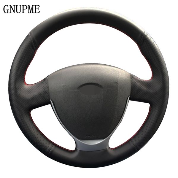 diy hand-stitched black artificial leather car steering wheel cover for lada priora 2013-2018 kalina 2 2013-2018
diy hand-stitched black artificial leather car steering wheel cover for lada priora 2013-2018 kalina 2 2013-2018