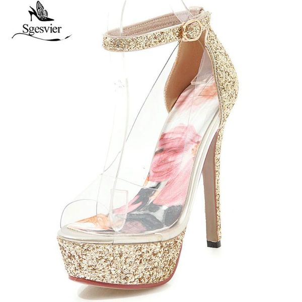 sgesvier fashion summer gold silver bling party bride wedding shoes woman high heels peep toe platform transparent pumps g277, Black
sgesvier fashion summer gold silver bling party bride wedding shoes woman high heels peep toe platform transparent pumps g277, Black