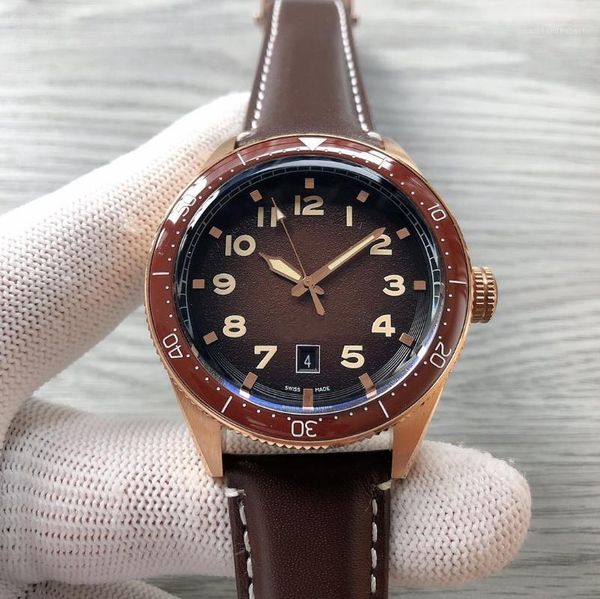 wristwatches mens designer watches 43mm quartz movement business 316 stainless steel leather strap casual, Slivery;brown
wristwatches mens designer watches 43mm quartz movement business 316 stainless steel leather strap casual, Slivery;brown