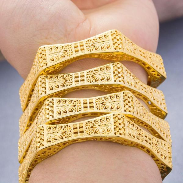 bangle 24k 4pcs/lot luck gold color bangles for women girls ethiopian african dubai bracelet party wedding jewelry gifts, Black
bangle 24k 4pcs/lot luck gold color bangles for women girls ethiopian african dubai bracelet party wedding jewelry gifts, Black
