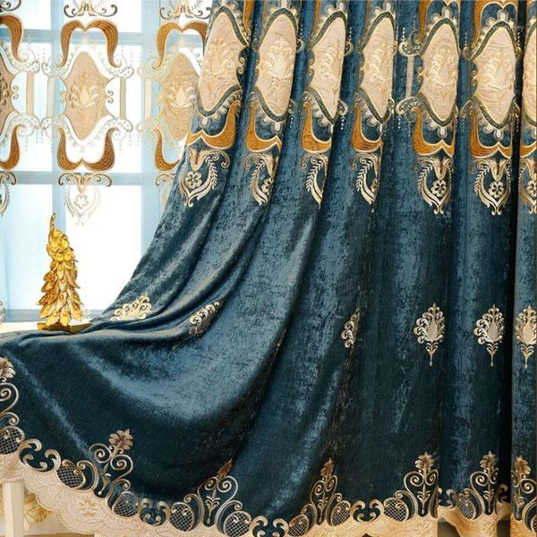 curtain & drapes european luxury velvet embroidery blue thickening blackout chenille for window bedroom sheer fabric blinds m210 #401
curtain & drapes european luxury velvet embroidery blue thickening blackout chenille for window bedroom sheer fabric blinds m210 #401