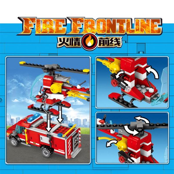 sembo 317pcs fire fighting series trucks car helicopter building blocks compatible city firefighter figures children toys gift sqcccn
sembo 317pcs fire fighting series trucks car helicopter building blocks compatible city firefighter figures children toys gift sqcccn