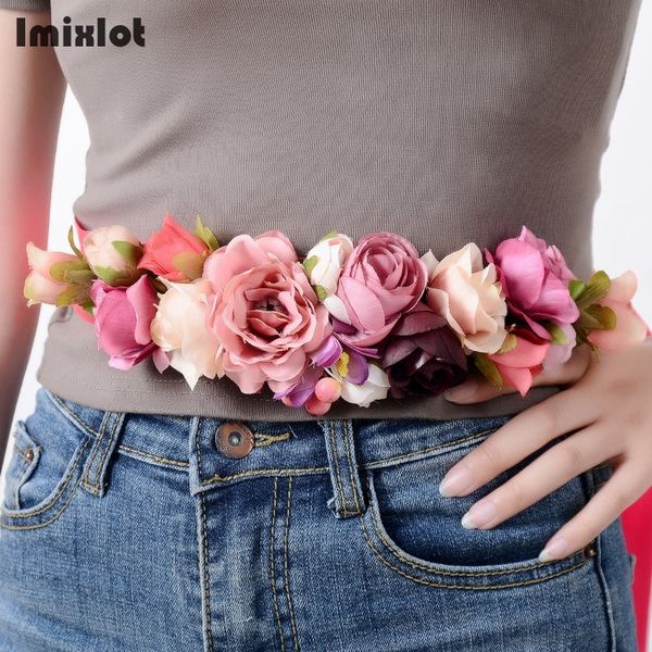 designer new fashion women girls waist belts long ribbon chain flower belt girls wedding bridal waistband for party dress accessories, Black;brown
designer new fashion women girls waist belts long ribbon chain flower belt girls wedding bridal waistband for party dress accessories, Black;brown