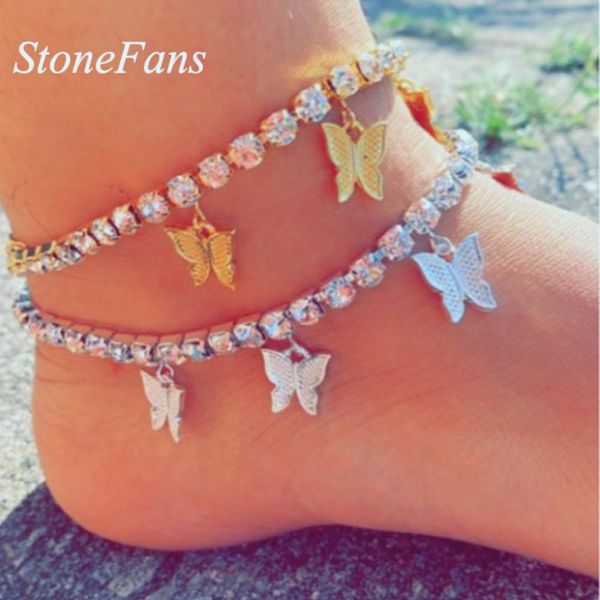 stonefans ankle bracelet for women gold silver color chain bulk rhinestone charm butterfly anklet wholesale beach foot jewelry t200901, Red;blue
stonefans ankle bracelet for women gold silver color chain bulk rhinestone charm butterfly anklet wholesale beach foot jewelry t200901, Red;blue