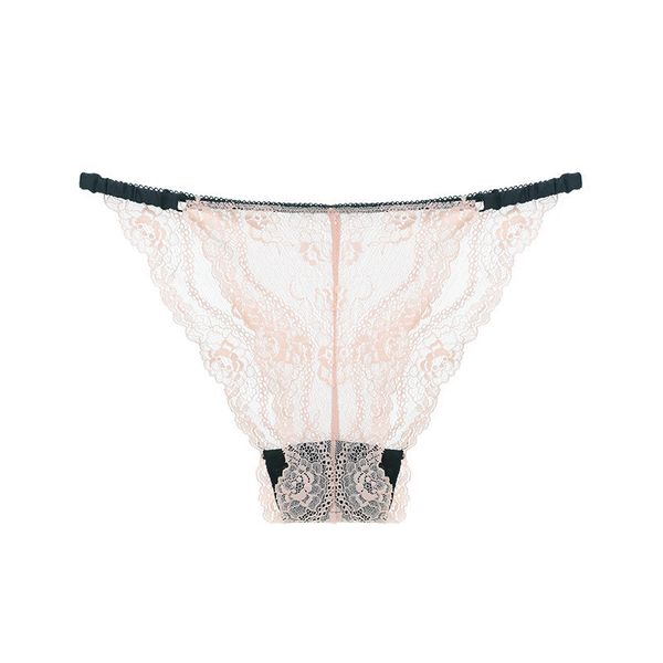 lace underpants see through sweet low waist briefs, Black;pink 
lace underpants see through sweet low waist briefs, Black;pink