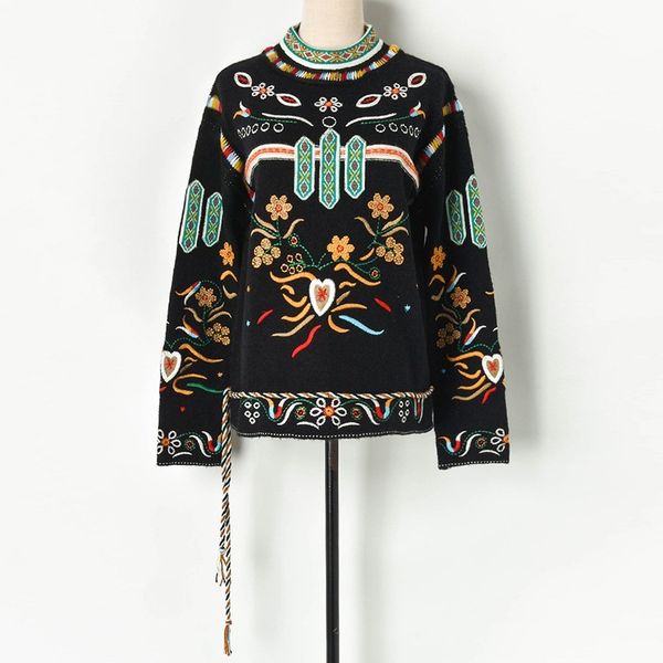 high-end luxury embroidery pullovers shirts 2021 autumn vintage of women's street personality tracks 6omd, White;black
high-end luxury embroidery pullovers shirts 2021 autumn vintage of women's street personality tracks 6omd, White;black