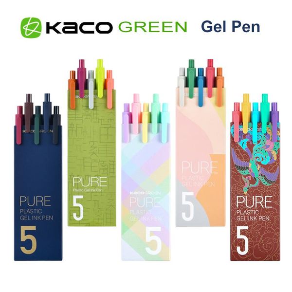 5pcs/pack 5 style kaco sign pen gel pen 0.5mm refill smooth ink writing durable signing 5 colors vintage color
5pcs/pack 5 style kaco sign pen gel pen 0.5mm refill smooth ink writing durable signing 5 colors vintage color
