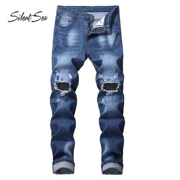 silentsea men jeans fashion stretch joggers hip hop denim jogger pants knee hole teenager boy trousers for male big size, Blue
silentsea men jeans fashion stretch joggers hip hop denim jogger pants knee hole teenager boy trousers for male big size, Blue