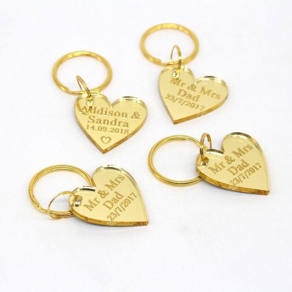30 pieces personalized engraved love heart key chain gold acrylic engagement birthday party gift custom key ring wedding favors 1027
30 pieces personalized engraved love heart key chain gold acrylic engagement birthday party gift custom key ring wedding favors 1027