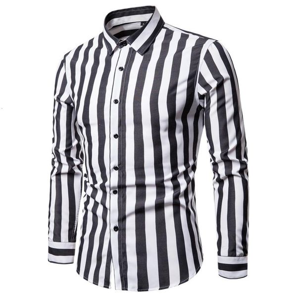2021 new men shirt long sleeve casual elegant cotton social man shirts fqph, White;black
2021 new men shirt long sleeve casual elegant cotton social man shirts fqph, White;black