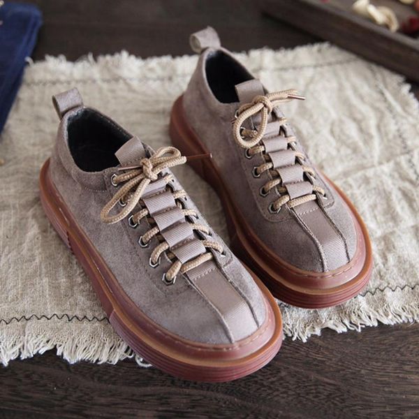 spring new thick soled women shoes retro casual flat shoes gray ladies suede loafers platform women flats female, Black
spring new thick soled women shoes retro casual flat shoes gray ladies suede loafers platform women flats female, Black
