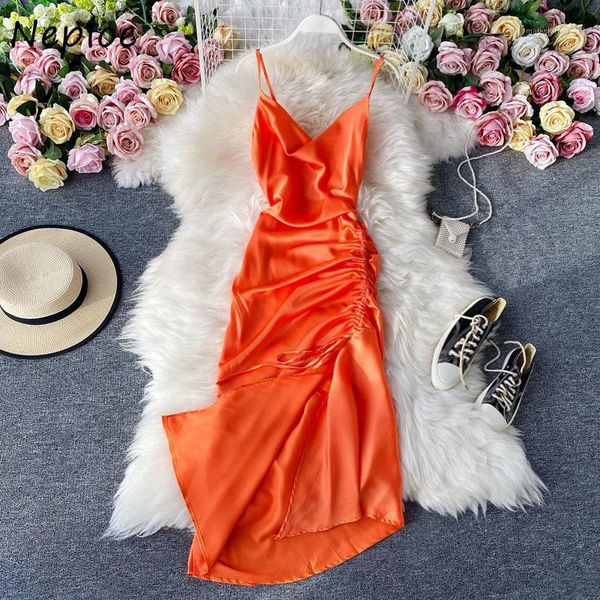 casual dresses neploe backless slim waist dress v-neck drawstring pleated camis femme vestidos solid color side split women1, Black;gray
casual dresses neploe backless slim waist dress v-neck drawstring pleated camis femme vestidos solid color side split women1, Black;gray