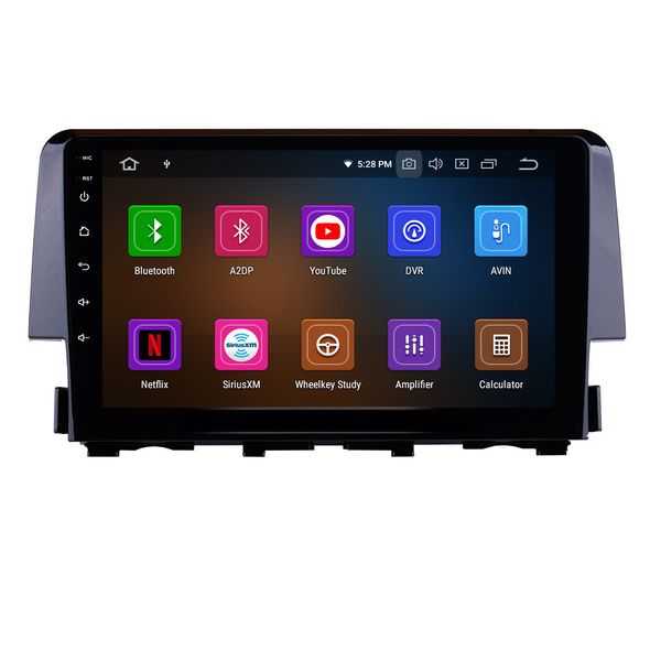 9 inch android 10 universal for 2016 honda civic car radio gps navigation with 3g/4g wifi usb support steering wheel control
9 inch android 10 universal for 2016 honda civic car radio gps navigation with 3g/4g wifi usb support steering wheel control
