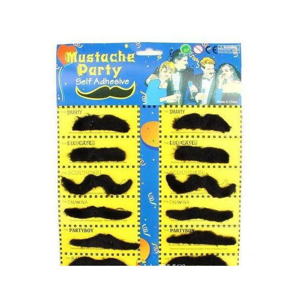 by dhl 12pcs/set costume party halloween fake mustache moustache funny fake bear wmtram toys2010
by dhl 12pcs/set costume party halloween fake mustache moustache funny fake bear wmtram toys2010
