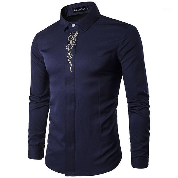 nice tide high-end trend printing shirt male dress shirt casual business long sleeve men's fashion1, White;black
nice tide high-end trend printing shirt male dress shirt casual business long sleeve men's fashion1, White;black