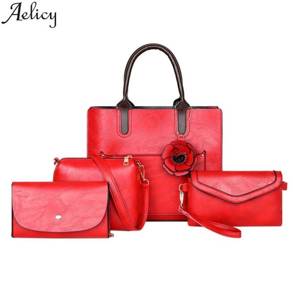 aelicy fashion trend four-piece zipper leather solid color pu leather messenger bags shoulder bag wallet bags for women 2020
aelicy fashion trend four-piece zipper leather solid color pu leather messenger bags shoulder bag wallet bags for women 2020