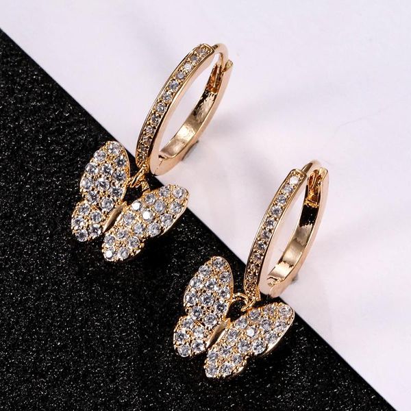hoop & huggie 2021 butterfly charm earrings for women trendy cz zircon golden cute insect fashion jewelry statement accessories, Golden;silver
hoop & huggie 2021 butterfly charm earrings for women trendy cz zircon golden cute insect fashion jewelry statement accessories, Golden;silver