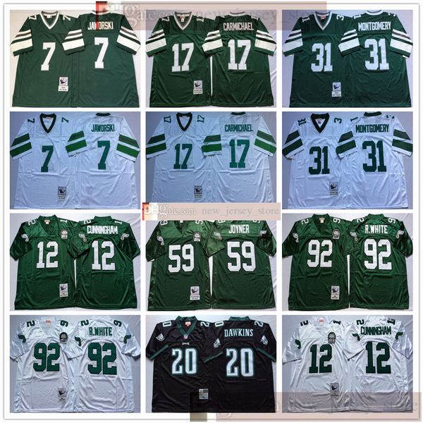 vintage retro eaglefootball jersey stitched 12cunningham 17carmichael 20dawkin 92white 99borwn jerseys s m xl xxl xxxl, Black;yellow
vintage retro eaglefootball jersey stitched 12cunningham 17carmichael 20dawkin 92white 99borwn jerseys s m xl xxl xxxl, Black;yellow