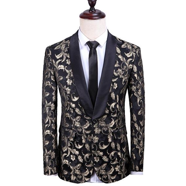 men's suits & blazers 2021 floral blazer men jackets male stand collar slim fit mens black jacket plus size, White;black
men's suits & blazers 2021 floral blazer men jackets male stand collar slim fit mens black jacket plus size, White;black
