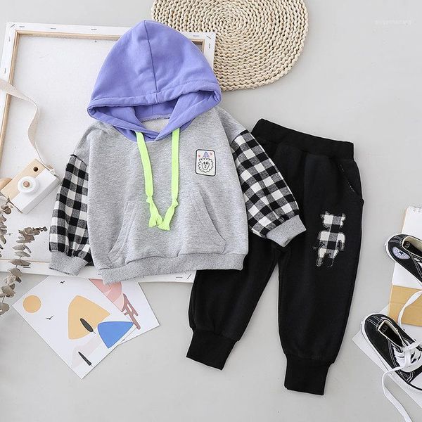 boys girls plaid hoodies pants 2pcs/set spring kids long sleeve suit baby casual sportswear new autumn children fashion clothes1, White
boys girls plaid hoodies pants 2pcs/set spring kids long sleeve suit baby casual sportswear new autumn children fashion clothes1, White