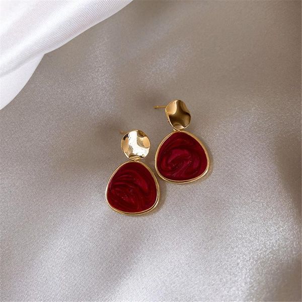 100% 925 sterling silver red retro water drop earrings for women 2021 trend new arrival fashion piercing fine jewelry female
100% 925 sterling silver red retro water drop earrings for women 2021 trend new arrival fashion piercing fine jewelry female