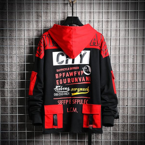 men's work clothes sweater sweater loose style students korean fashion brand ins hooded long sleeve t-shirt personalized work clothes c, Black
men's work clothes sweater sweater loose style students korean fashion brand ins hooded long sleeve t-shirt personalized work clothes c, Black