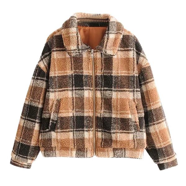fashion women casual zipper pockets printed long sleeve jacket coat 2020 autumn winter women girls oversize, Black;brown
fashion women casual zipper pockets printed long sleeve jacket coat 2020 autumn winter women girls oversize, Black;brown