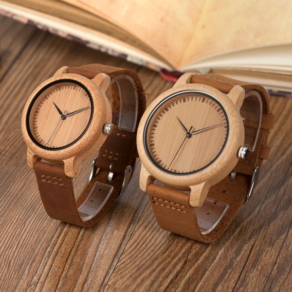 bobo bird women men watches bamboo wooden watch real leather band quartz watch as gift for men ladies accept oem, Slivery;brown
bobo bird women men watches bamboo wooden watch real leather band quartz watch as gift for men ladies accept oem, Slivery;brown