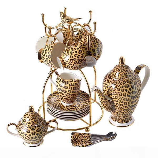 leopard print bone china coffee set luxury porcelain tea set advanced pot cup ceramic mug sugar bowl creamer teapot drinkware
leopard print bone china coffee set luxury porcelain tea set advanced pot cup ceramic mug sugar bowl creamer teapot drinkware