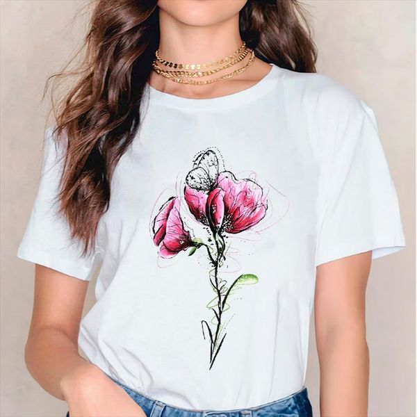 t shirts t shirts for women tend style watercolor flower butterfly 90s womens graphic ladies print lady female tee shirt, White
t shirts t shirts for women tend style watercolor flower butterfly 90s womens graphic ladies print lady female tee shirt, White