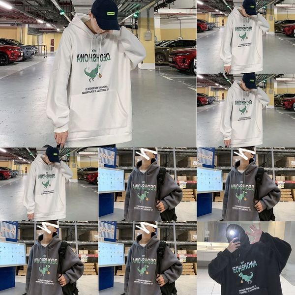 1zoat les handsome t men's ins brand and autumn trendy style trendy lingering cap coat sweater sweater korean spring hip hop loose coat, Black
1zoat les handsome t men's ins brand and autumn trendy style trendy lingering cap coat sweater sweater korean spring hip hop loose coat, Black