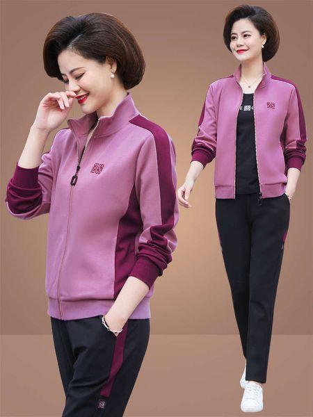 spring autumn 2020 and elderly leisure sports suit female middle aged mother foreign style winter coat large three piece8uy, Gray
spring autumn 2020 and elderly leisure sports suit female middle aged mother foreign style winter coat large three piece8uy, Gray