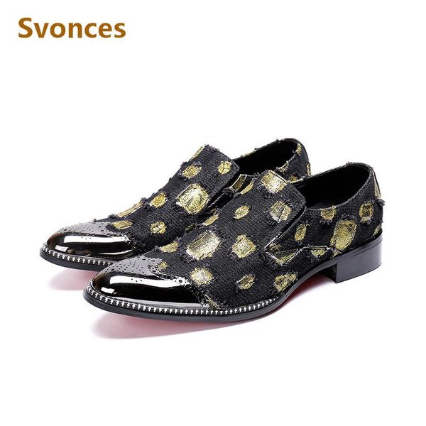 dress shoes fashion denim mens luxury hole designer brand metal toe flats handmade casual loafers leather slip-on party 46, Black
dress shoes fashion denim mens luxury hole designer brand metal toe flats handmade casual loafers leather slip-on party 46, Black