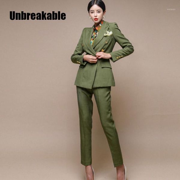 2021 fashion green women blazer double-breasted slim jacket & pencil pant women pant suit ladies work suit female 2 piece set1, White
2021 fashion green women blazer double-breasted slim jacket & pencil pant women pant suit ladies work suit female 2 piece set1, White