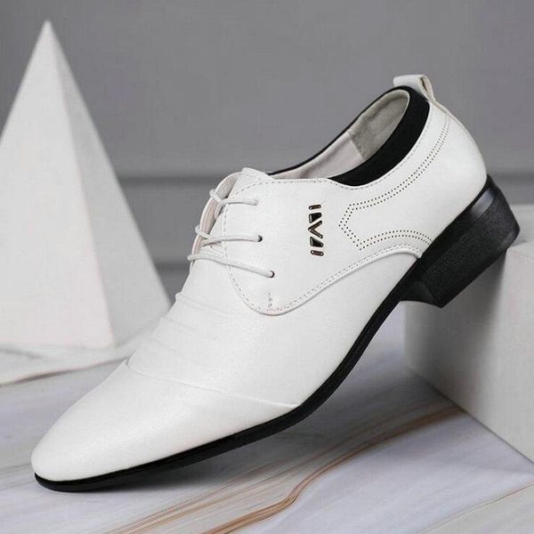 men's dress shoes men lace-up business shoes wedding pointed oxford large sizes c21-93, Black
men's dress shoes men lace-up business shoes wedding pointed oxford large sizes c21-93, Black