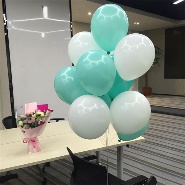 100 balloons mint green and white latex balloon helium 10 inch tiffany blue party supplies wedding event party birthday decor 1027
100 balloons mint green and white latex balloon helium 10 inch tiffany blue party supplies wedding event party birthday decor 1027
