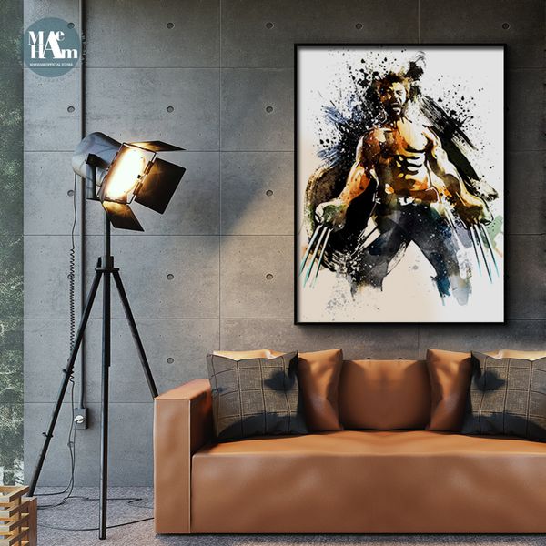 wolverine cartoon figure wall art canvas posters painting print watercolor abstract posters for living room morden home decor
wolverine cartoon figure wall art canvas posters painting print watercolor abstract posters for living room morden home decor