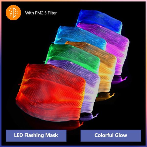 multicolor fashion glowing mask pm2.5 luminous led washable reuseable design face masks for christmas party festival masquerade mask oy78
multicolor fashion glowing mask pm2.5 luminous led washable reuseable design face masks for christmas party festival masquerade mask oy78