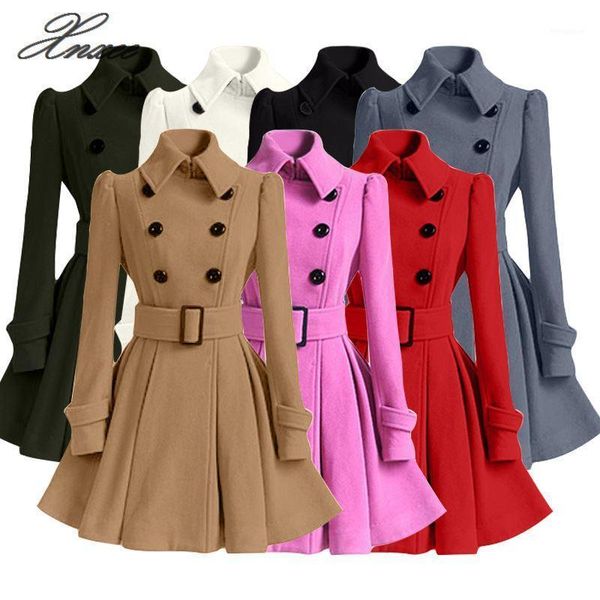 2020 new winter double-breasted thickening ladies long woolen coat female s-xxl1, Black
2020 new winter double-breasted thickening ladies long woolen coat female s-xxl1, Black