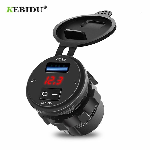 черная пятница kebidu quick charge 3.0 автомобильный цифровой дисплей вольтметра usb зарядное гнездо с переключателем on-off для мотоциклов
черная пятница kebidu quick charge 3.0 автомобильный цифровой дисплей вольтметра usb зарядное гнездо с переключателем on-off для мотоциклов