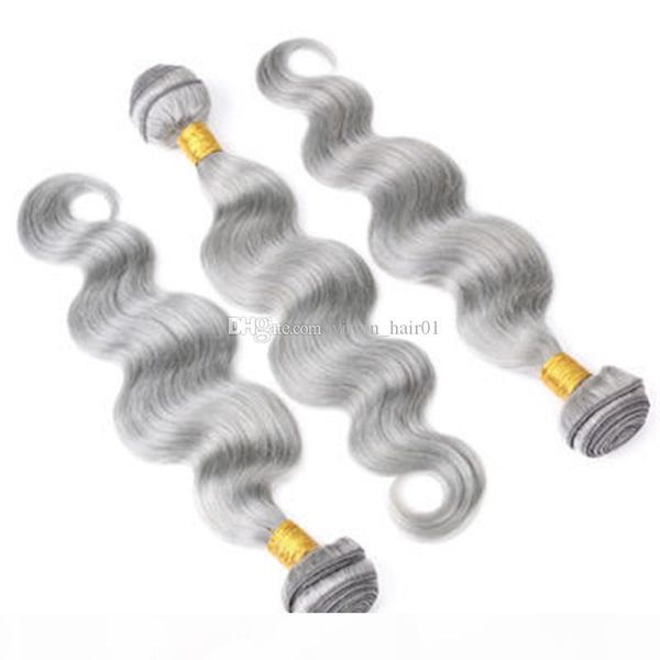 sliver grey bundles body wave malaysian virgin human hair weaves 8a grade body wave human hair extensions 3pcs lot double wefts, Black;brown
sliver grey bundles body wave malaysian virgin human hair weaves 8a grade body wave human hair extensions 3pcs lot double wefts, Black;brown