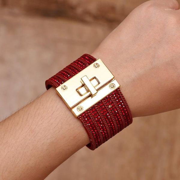 leather bracelet for women crystal circle charm wrap bracelets & bangles boho multilayer wide crystal bracelet female jewelry1, Golden;silver
leather bracelet for women crystal circle charm wrap bracelets & bangles boho multilayer wide crystal bracelet female jewelry1, Golden;silver