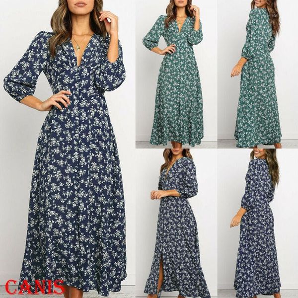 floral dress boho woman v neck flower print fit and flare midi dress fashion 3/4 sleeve high waist chiffon1, Black;gray
floral dress boho woman v neck flower print fit and flare midi dress fashion 3/4 sleeve high waist chiffon1, Black;gray