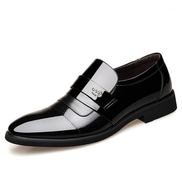 2020 men patent leather formal shoes new classic men dress shoes sapato social increase 6cm hombre oxford1, Black
2020 men patent leather formal shoes new classic men dress shoes sapato social increase 6cm hombre oxford1, Black