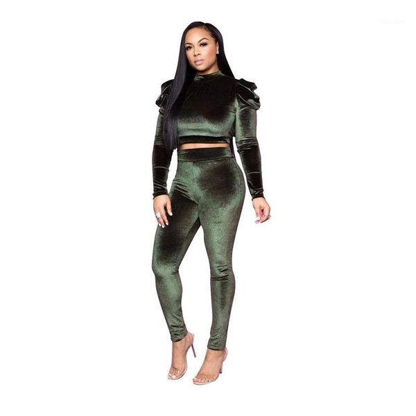 women's golden velvet suit ruched sleeve crop and pencil pants 2 piece set club solid color sports outfit1, White
women's golden velvet suit ruched sleeve crop and pencil pants 2 piece set club solid color sports outfit1, White