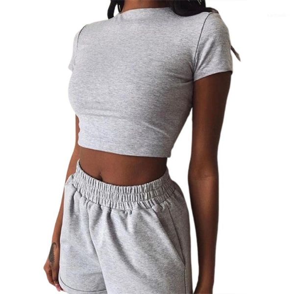 yoga outfits women 2 pcs outfit comfortable set sport fitness solid color round neck cropped short sleeve high waist pants1, White;red
yoga outfits women 2 pcs outfit comfortable set sport fitness solid color round neck cropped short sleeve high waist pants1, White;red