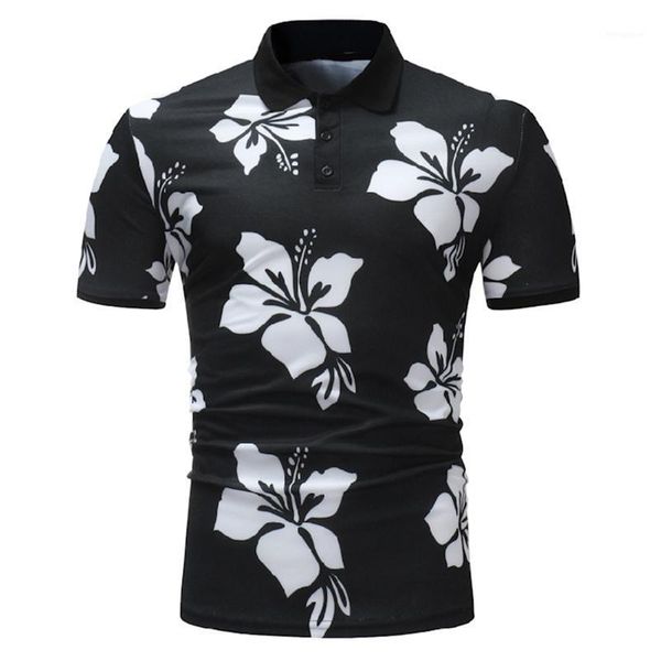original shop direct sales shirt short sleeve flowers designs men printed polos shirt para hombre1, White;black
original shop direct sales shirt short sleeve flowers designs men printed polos shirt para hombre1, White;black