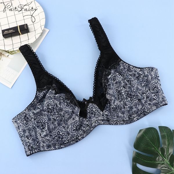 parifairy new arrival fashion lace floral print bras unlined underwear for women plus size 85-110 c d dd e cup lingeries 201202, Red;black
parifairy new arrival fashion lace floral print bras unlined underwear for women plus size 85-110 c d dd e cup lingeries 201202, Red;black